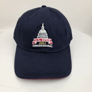 2011 U.S. Open Congressional Ball Cap USGA Member Black Adjustable Back Hat